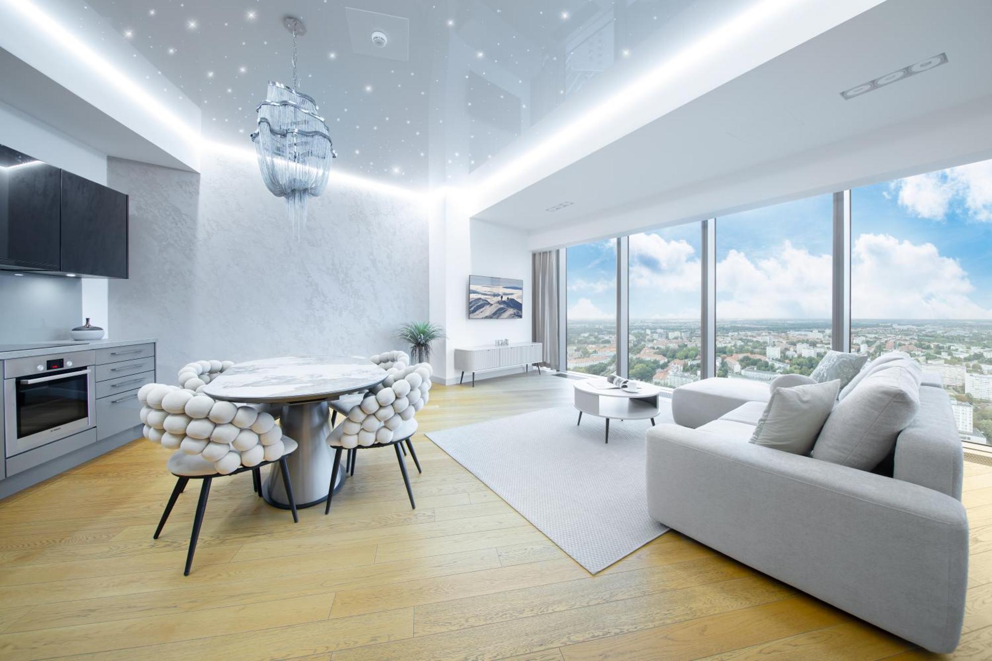 Apartamenty W Sky Tower Вроцлав Екстер'єр фото