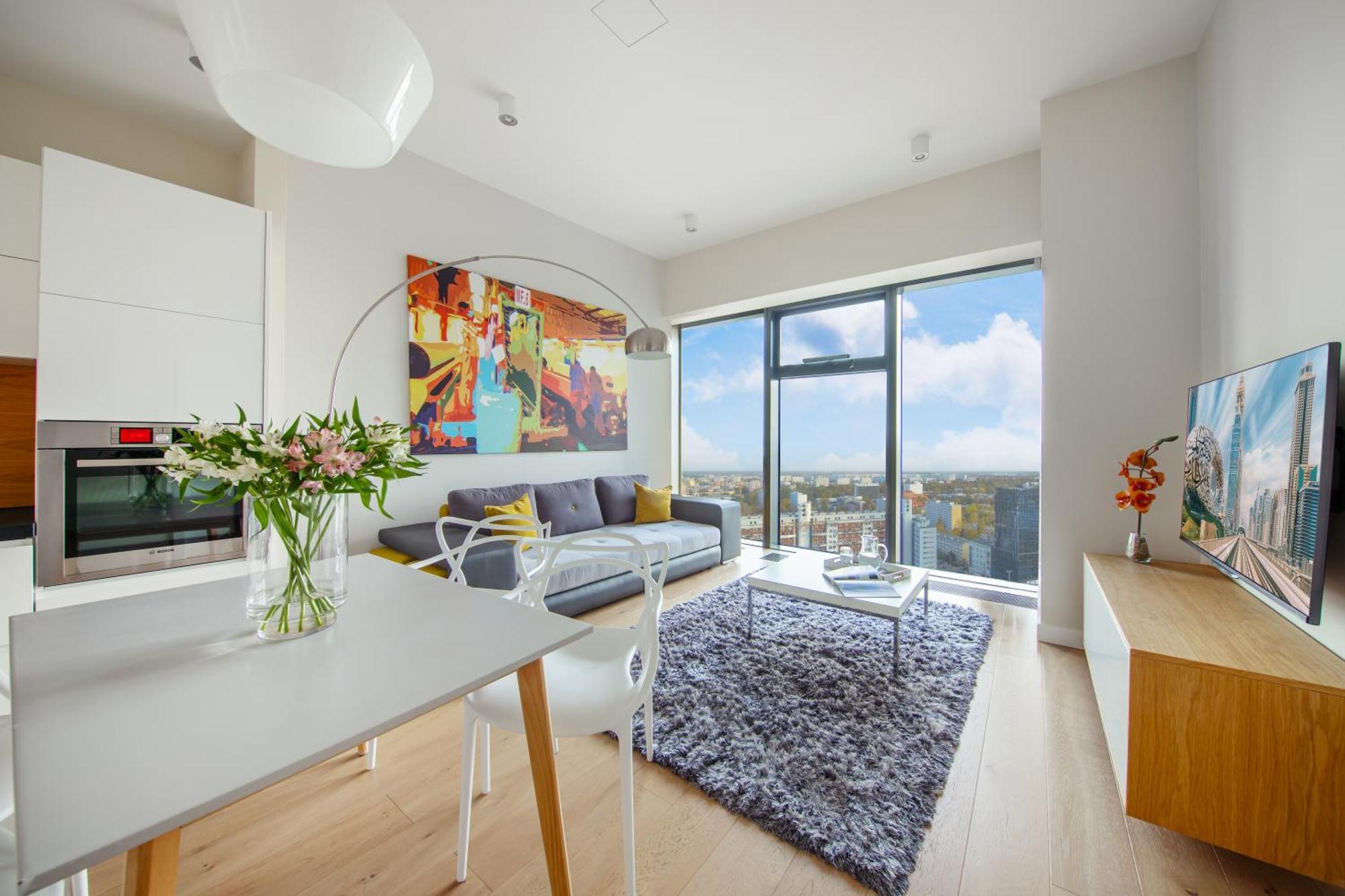 Apartamenty W Sky Tower Вроцлав Екстер'єр фото